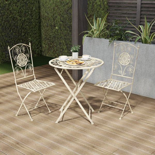 Folding Bistro Set Wayfair